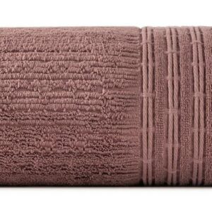 Ręcznik Romeo 70x140 pudrowy różowy frotte 500g/m2 Eurofirany