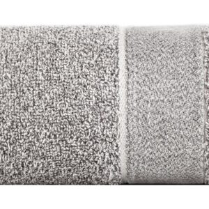 Ręcznik Seville 50x90 szary melanż frotte z dodatkiem nici z recyklingu 480 g/m2 Terra Collection Eurofirany