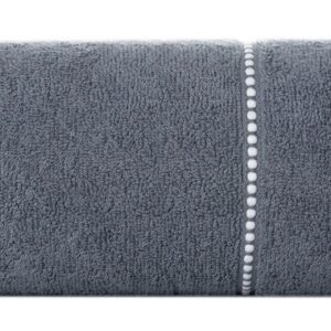 Ręcznik Suzi 50x90 popielaty 500 g/m2 frotte bawełniany Eurofirany
