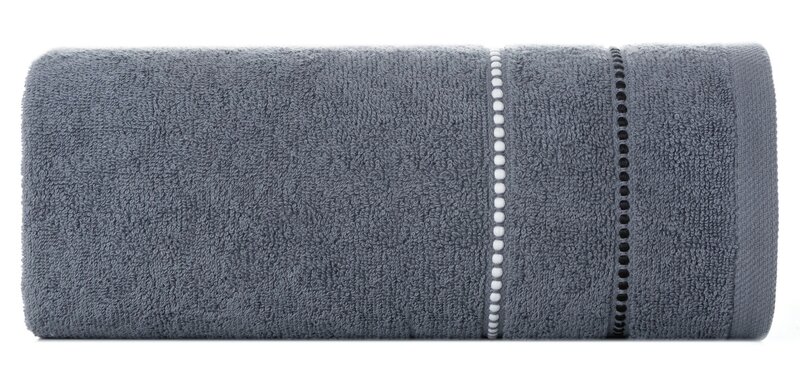 Ręcznik Suzi 50x90 popielaty 500 g/m2 frotte bawełniany Eurofirany