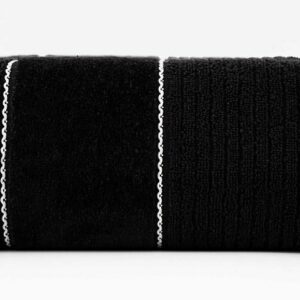 Ręcznik Teo 30x50 czarny 470 g/m2 frotte