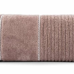 Ręcznik Teo 30x50 pudrowy różowy 470 g/m2 frotte