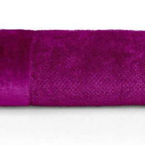 Ręcznik Vito 100x150 amarantowy frotte bawełniany 550 g/m2