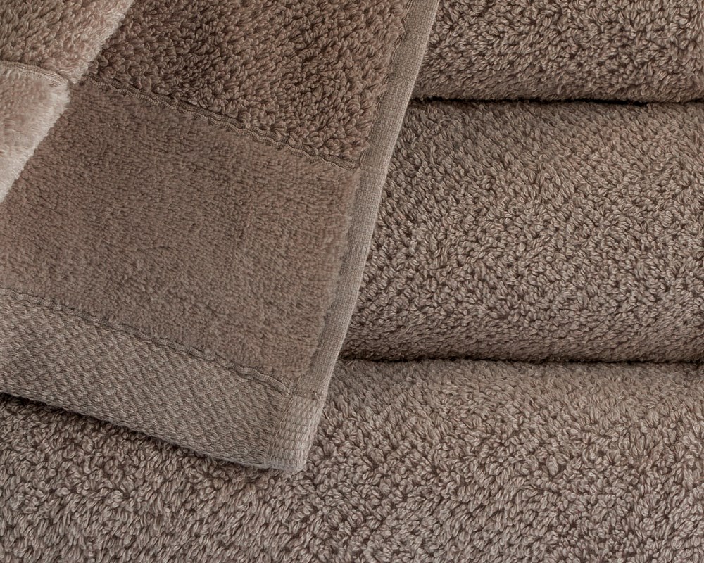 Ręcznik Vito 30x50 beżowy taupe frotte bawełniany 550 g/m2 - obrazek 3