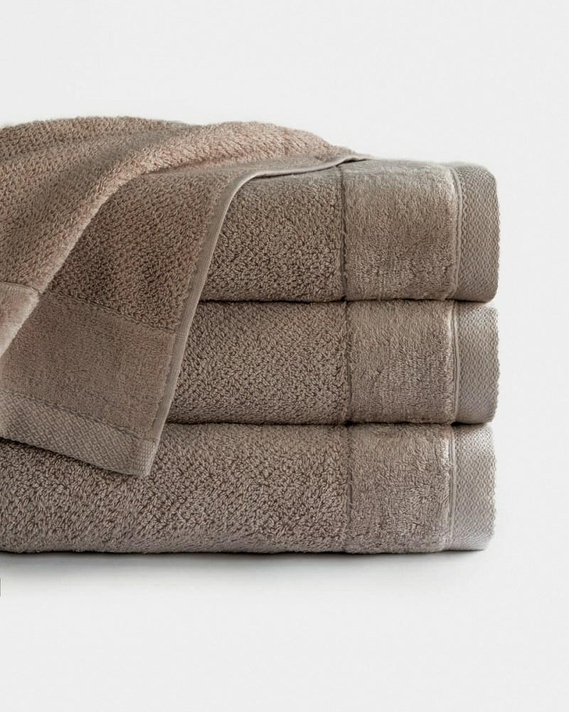 Ręcznik Vito 30x50 beżowy taupe frotte bawełniany 550 g/m2 - obrazek 2