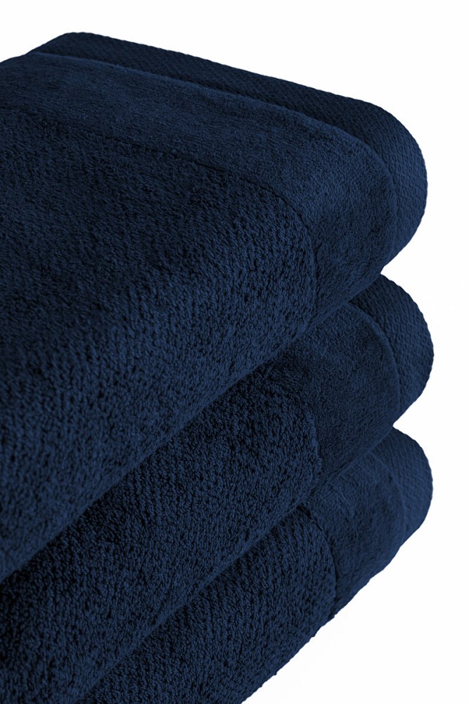 Ręcznik Vito 30x50 granatowy frotte bawełniany 550 g/m2 - obrazek 4