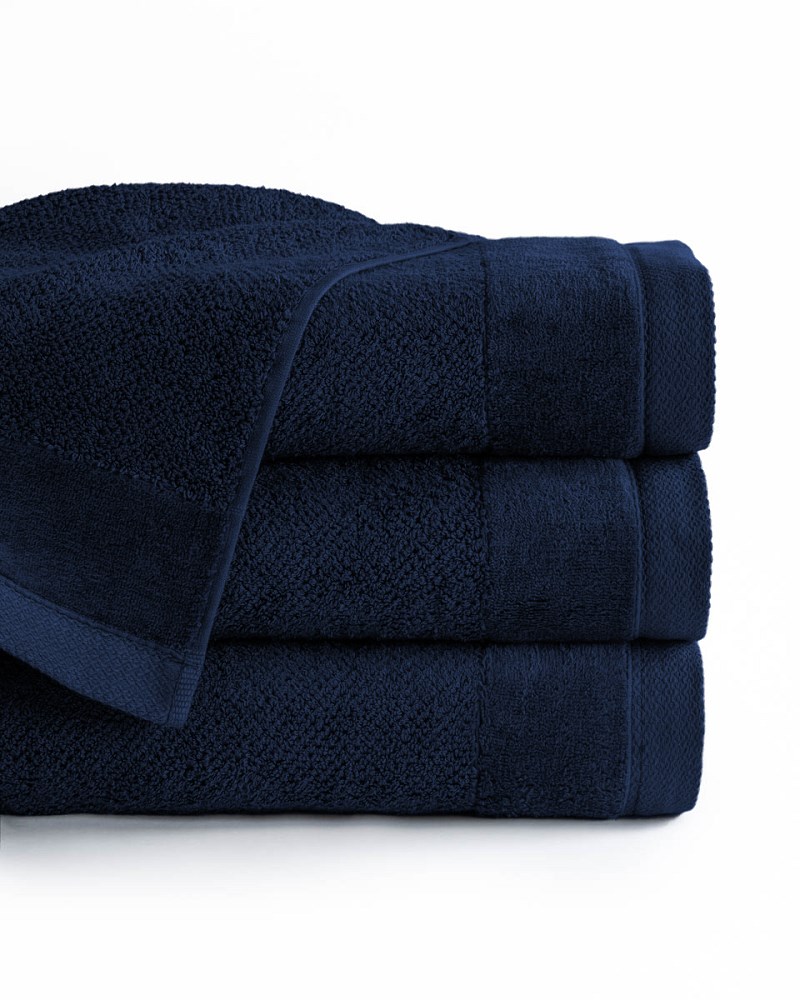 Ręcznik Vito 30x50 granatowy frotte bawełniany 550 g/m2 - obrazek 2