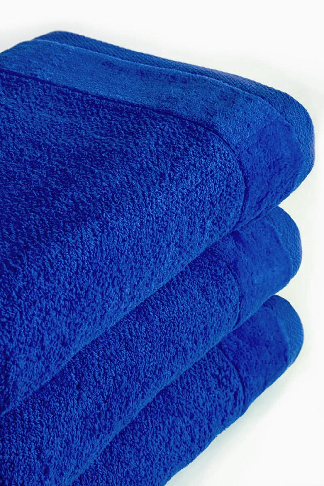 Ręcznik Vito 30x50 niebieski frotte bawełniany 550 g/m2 - obrazek 3
