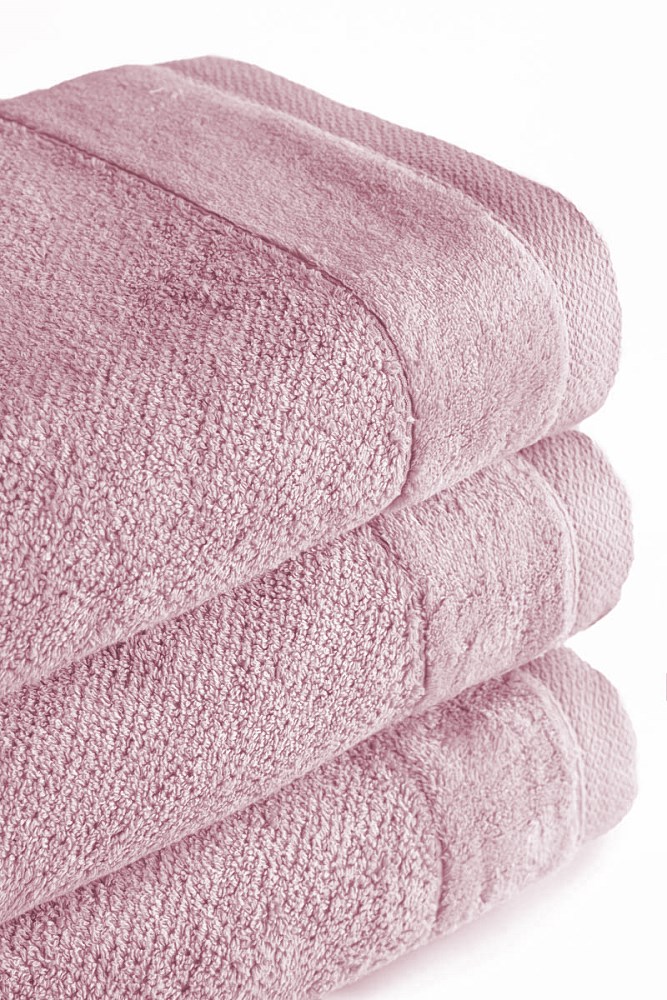 Ręcznik Vito 30x50 różowy pudrowy frotte bawełniany 550g/m2 - obrazek 4