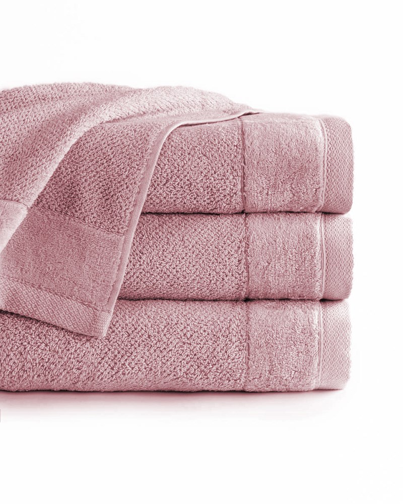Ręcznik Vito 30x50 różowy pudrowy frotte bawełniany 550g/m2 - obrazek 2