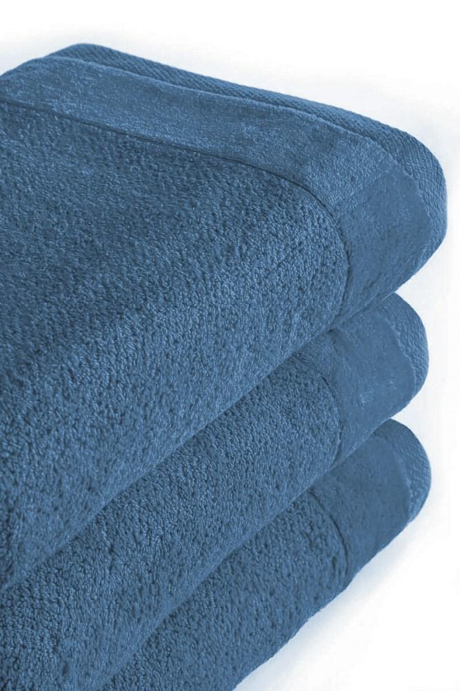 Ręcznik Vito 50x90 blue niebieski frotte bawełniany 550 g/m2 blue - obrazek 3