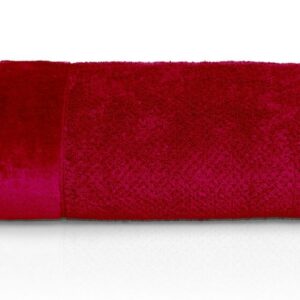 Ręcznik Vito 50x90 czerwony frotte bawełniany 550g/m2