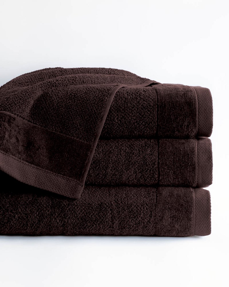 Ręcznik Vito 70x140 brązowy frotte bawełniany 550 g/m2 - obrazek 2