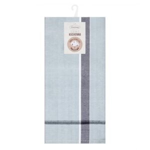 Ścierka kuchenna 50x70 Olivia czarna szara 1 Eurofirany