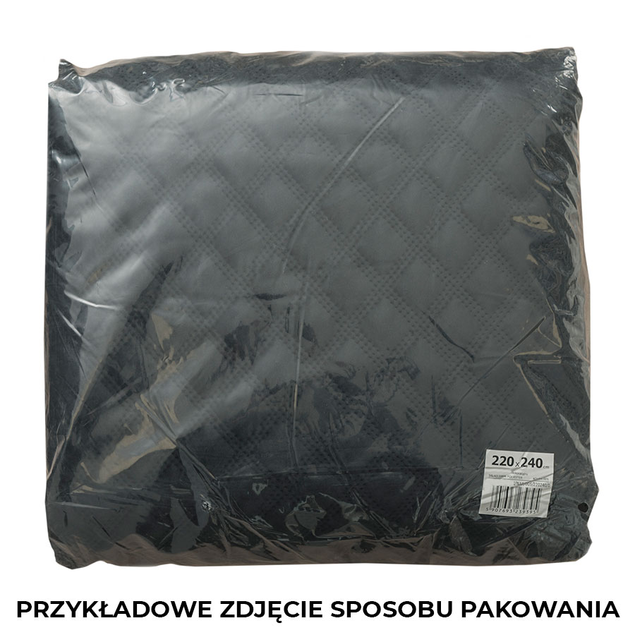VELVI Narzuta dekoracyjna, rozmiar 220x240cm, kolor 002 brązowy VELVI0/NAP/002/220240/1 - obrazek 9