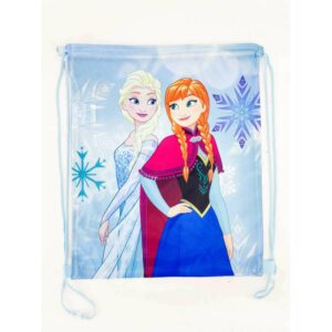 Worek szkolny na buty Frozen 3 Anna Elsa błękitny W24