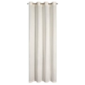 Zasłona 140x250 Essi kremowa złota gotowa na przelotkach Eurofirany