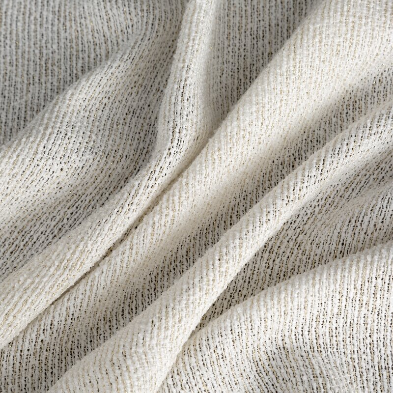 Zasłona 140x250 Essi kremowa złota gotowa na przelotkach Eurofirany - obrazek 7