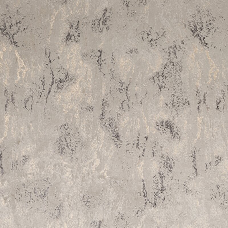 Zasłona 140x250 Kornelia brązowa jasna z błyszczącym nadrukiem gotowa na przelotkach Eurofirany - obrazek 5