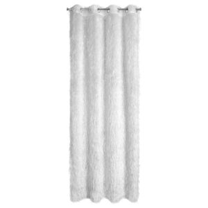Zasłona 140x250 Margaret biała gotowa na przelotkach Eurofirany