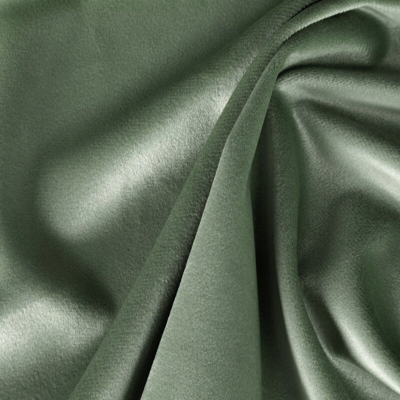 Zasłona 140x250 Melanie welurowa miętowa ciemna gotowa na przelotkach Eurofirany - obrazek 7