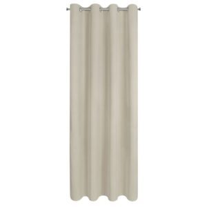 Zasłona 140x250 Nita beżowa gotowa na przelotkach Eurofirany
