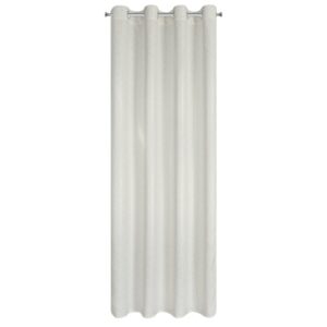 Zasłona 140x250 Oleta biała szampańska gotowa na przelotkach Eurofirany