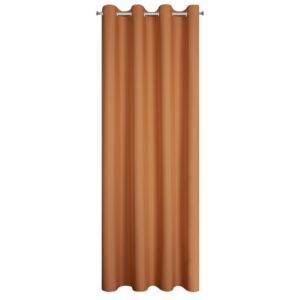 Zasłona 140x250 Rita ruda gotowa na przelotkach Eurofirany