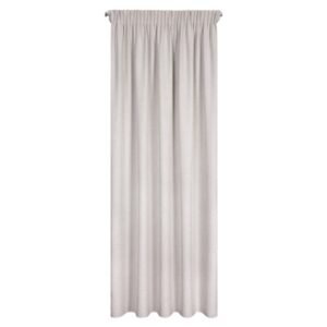 Zasłona 140x270 Eris beżowa ciemna gotowa na taśmie Eurofirany