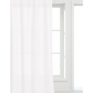 Zasłona gotowa 140x270 biała na taśmie Viva do salonu