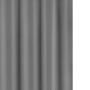 Zasłona gotowa 140x250 grafitowa na przelotkach Viva do salonu