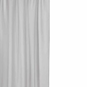 Zasłona gotowa 140x270 szara na taśmie Viva do salonu