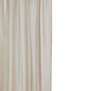 Zasłona gotowa 140x300 taupe na taśmie Viva do salonu