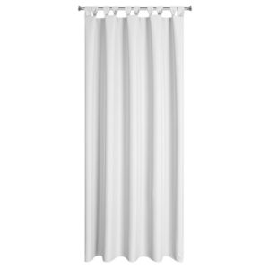 Zasłona gotowa 155x260 Garden biała do ogrodu wodoodporna mocowana na szelki/rzep Eurofirany