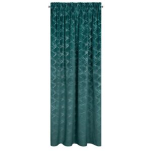 Zasłona gotowa adria na taśmie 140x270 cm ciemnoturkusowy