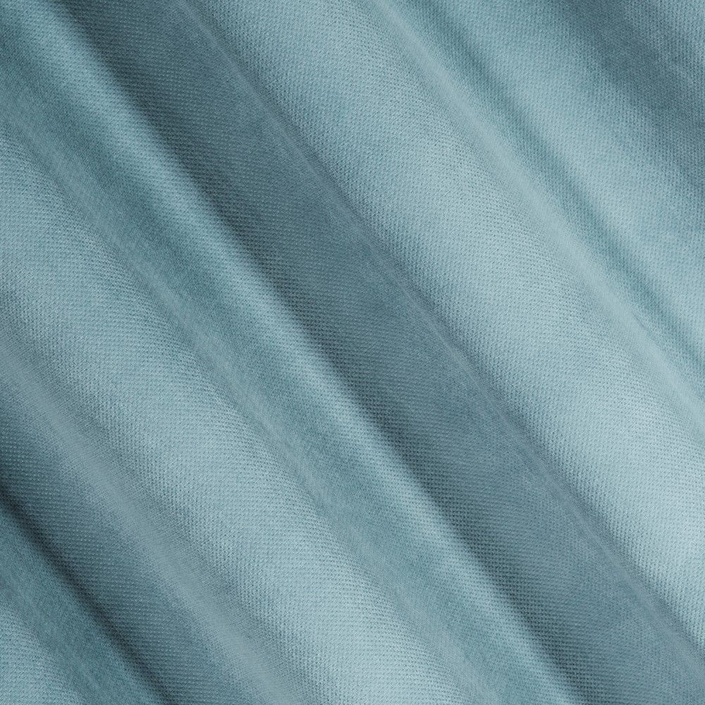 Zasłona gotowa na przelotkach 140x250 turkusowa welurowa Milo Eurofirany - obrazek 6