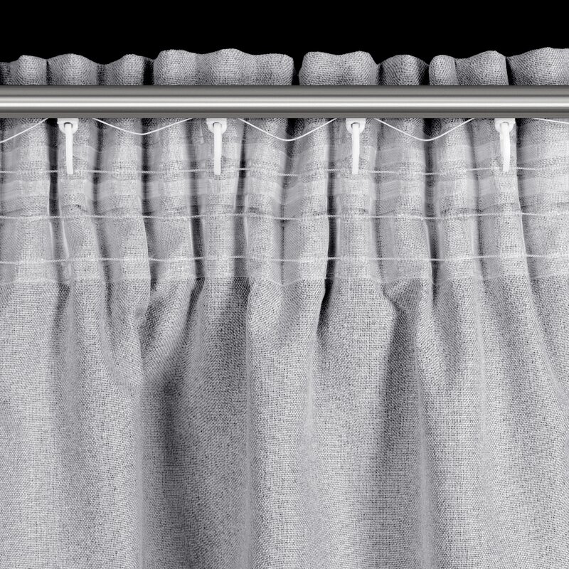 Zasłona gotowa Suzan 135x270 stalowa zaciemniająca na taśmie Eurofirany - obrazek 5