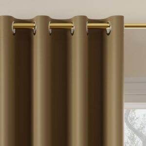 Zasłona gotowa typu blackout na przelotkach, szerokość 140cm x wysokość 250cm, kolor 834 khaki
