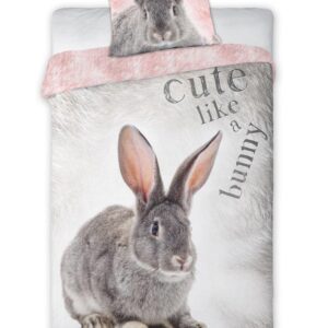 Pościel bawełniana 140x200 Królik Faro