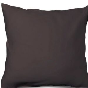 Poszewka bawełniana 40x60 grafitowa jednobarwna