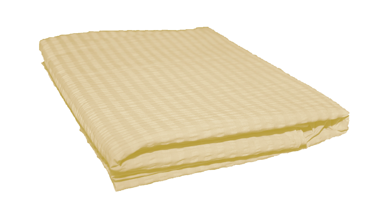 Prześcieradło z kory 160x200 jednobarwne ekrii 03 bez gumki